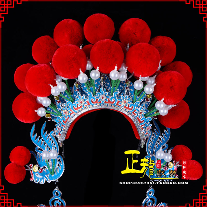 贵港戏曲盔帽武旦穆桂英花木兰女将 中档七星帽