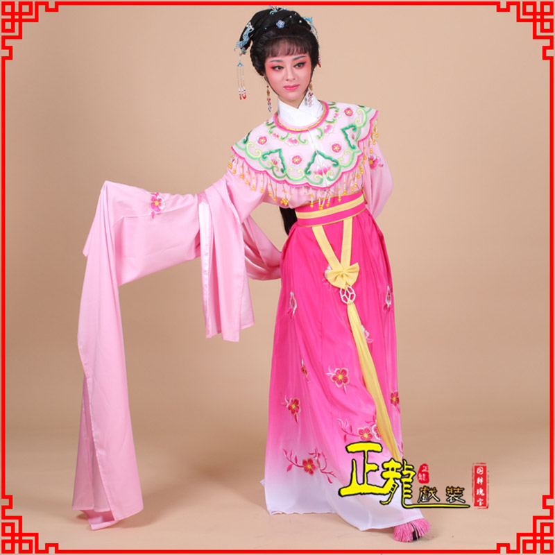 贵港水袖青衣练功花旦服 梅花古装衣