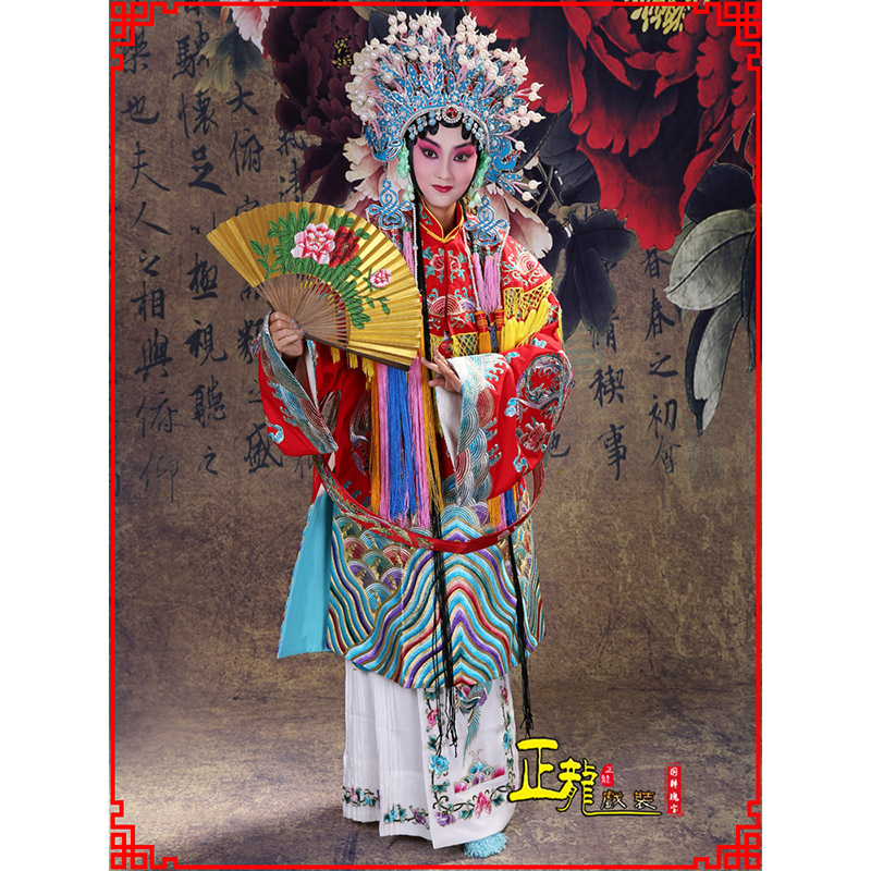 贵港凤袍杨贵妃贵妃醉酒 软绉团凤女蟒