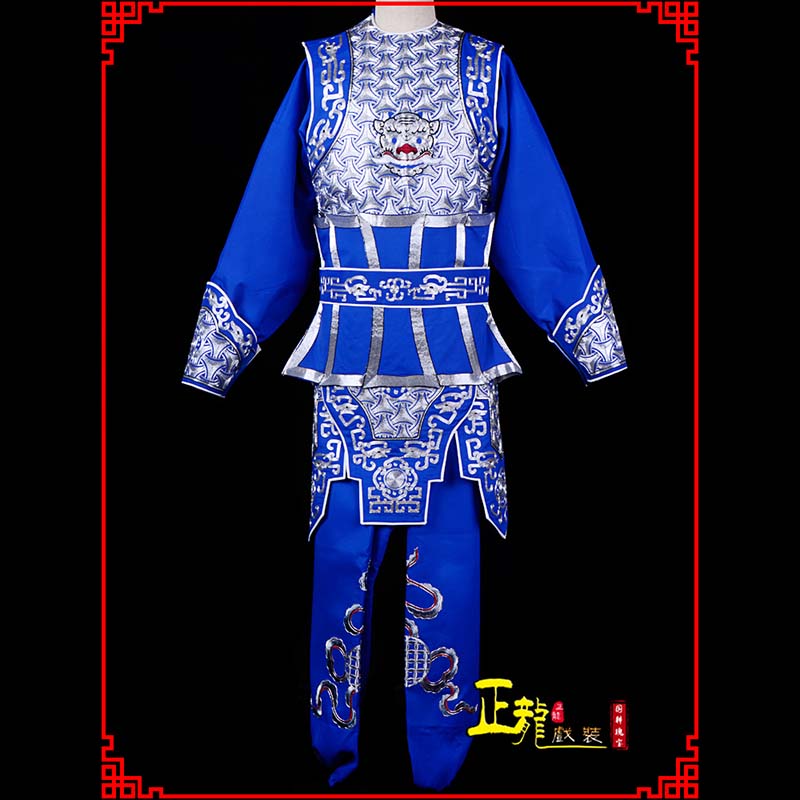 贵港武生戏服云肩侉子男兵衣